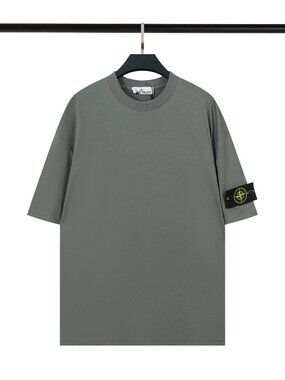 Stone Island Gray Short Sleeve Tee